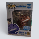 Funko Pop! Disney Monsters Inc Randall Vs Boo Exclusive Chase Figure #1759!