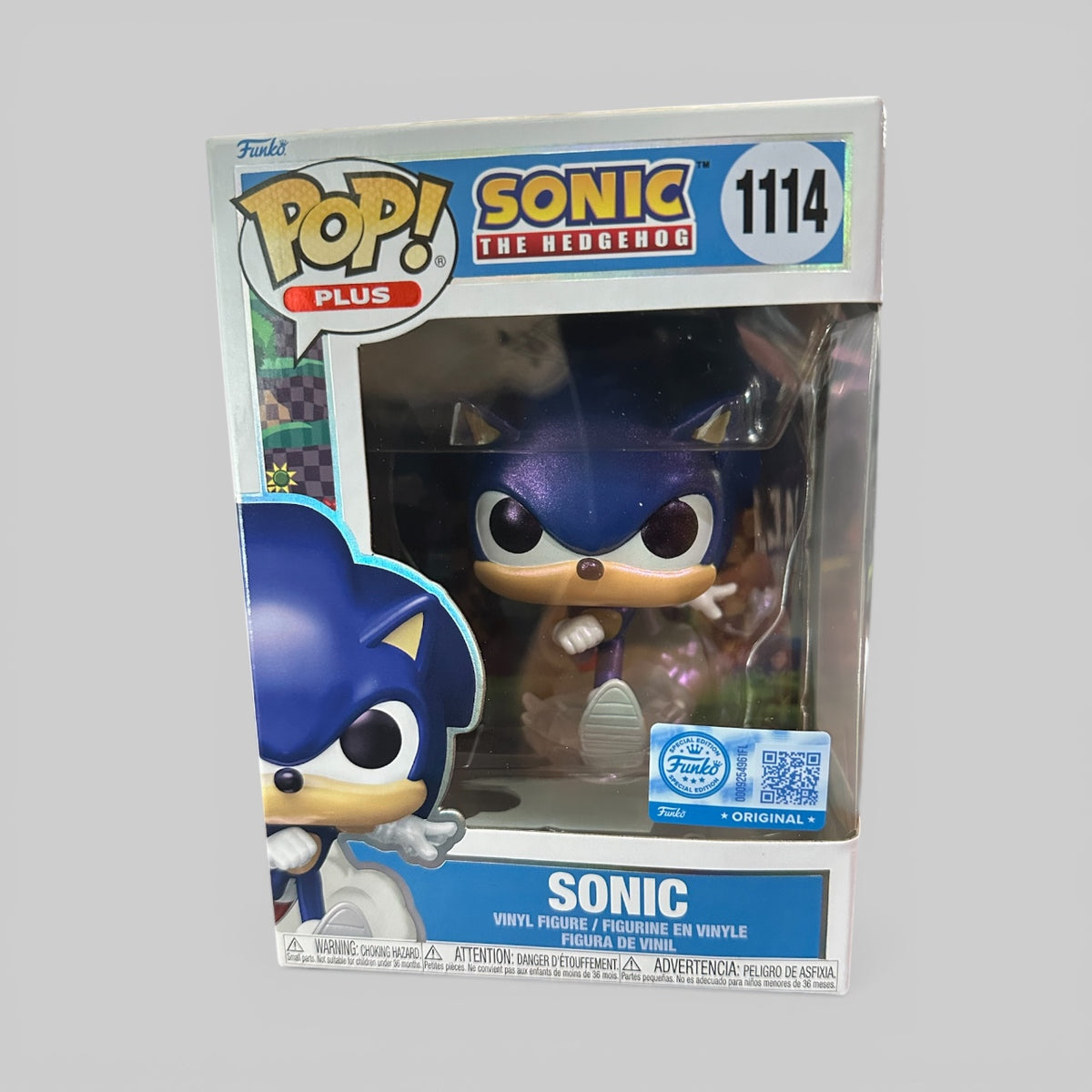 Funko Pop! Plus Sonic the Hedgehog Pearlescent Figure #1114!