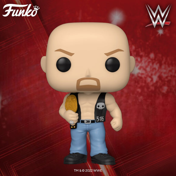 Funko Pop! WWE Stone Cold Steve Austin with Belt Figure #84!