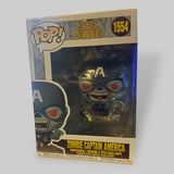 Funko Pop! Marvel Zombies Horror Zombie Captain America Figure #1554!