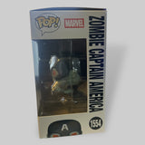 Funko Pop! Marvel Zombies Horror Zombie Captain America Figure #1554!