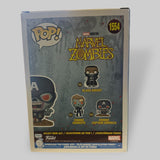 Funko Pop! Marvel Zombies Horror Zombie Captain America Figure #1554!