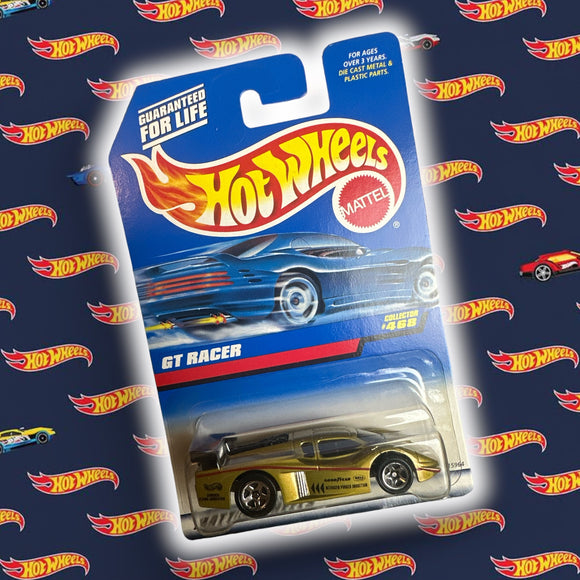 Hot Wheels 1998 GT Racer Gold Diecast Vehicle