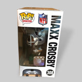 Funko POP! NFL Maxx Crosby Las Vegas Raiders Figure #308!