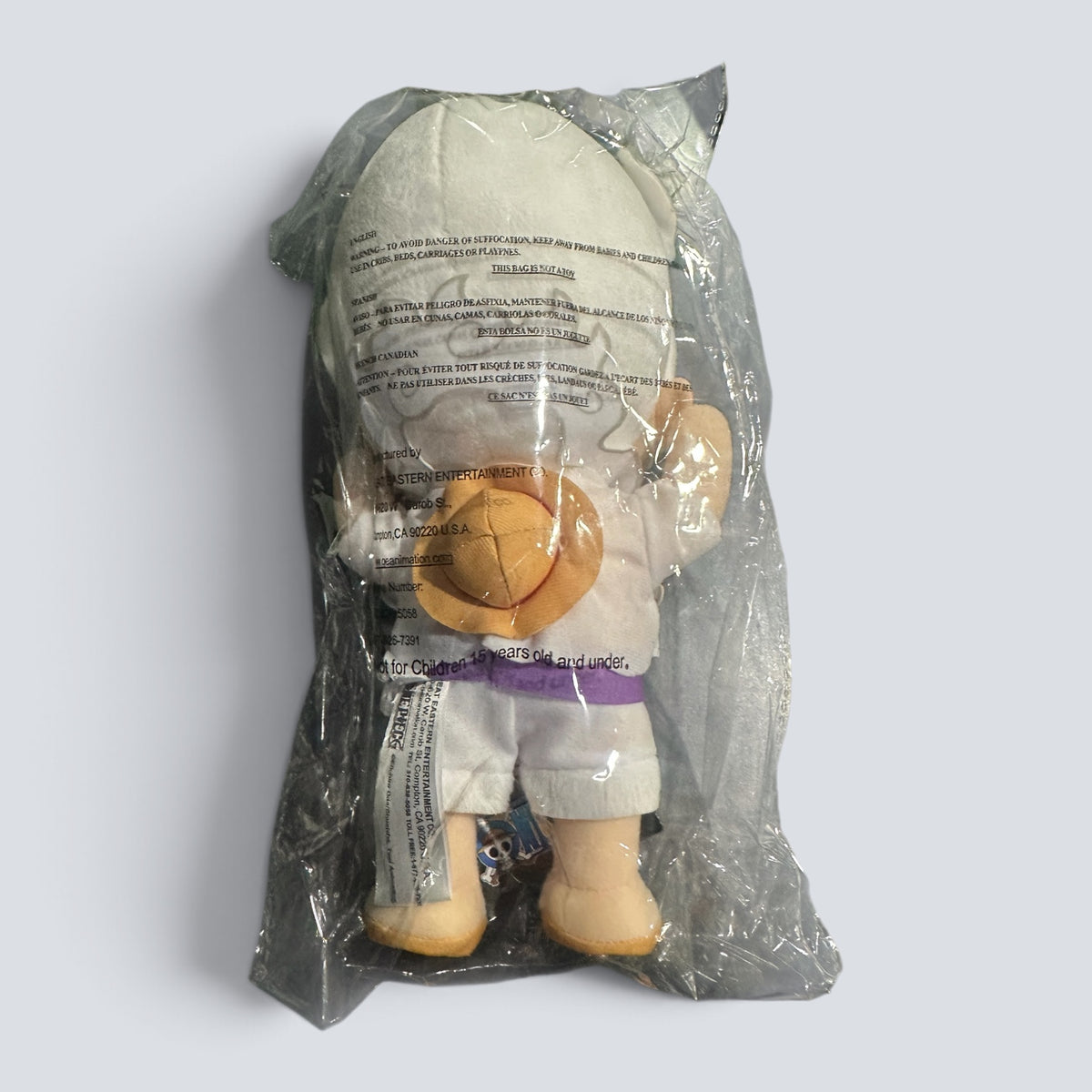 One Piece Gear 5 Monkey D. Luffy 8” Plush