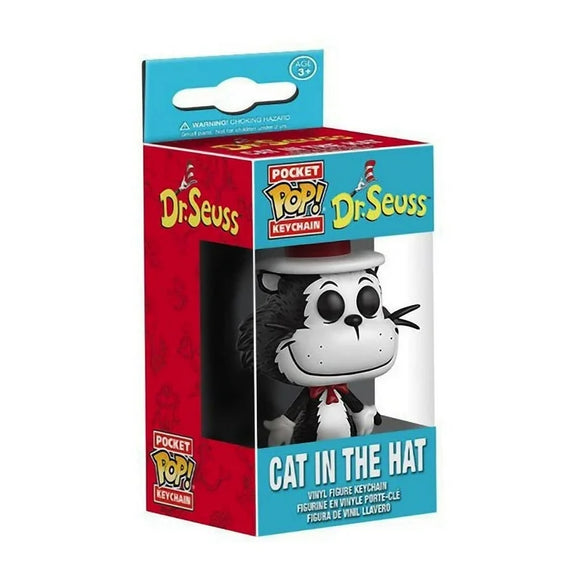 Funko Pocket Pop! Keychain Dr Seuss Cat in the Hat Mini Figure!