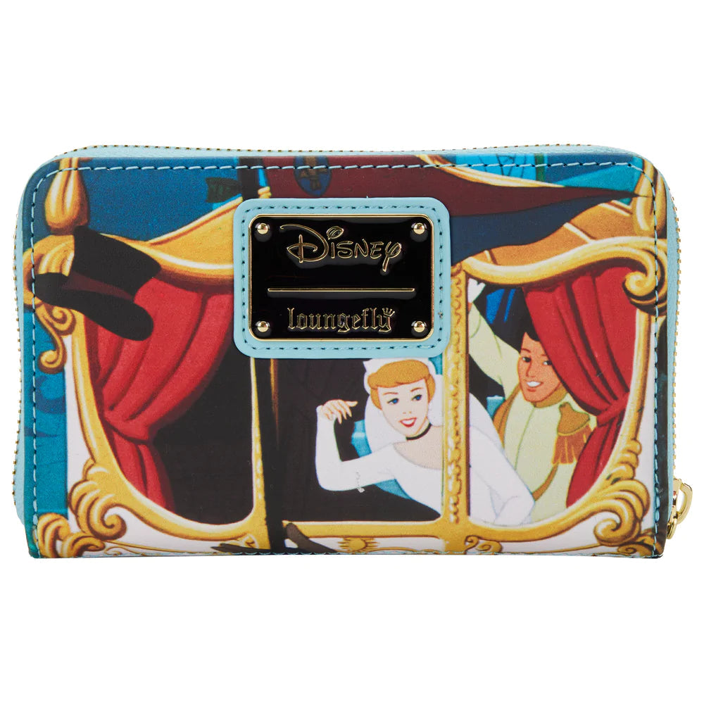 Loungefly Disney Cinderella & Prince Charming Mouse Friends Ziparound Wallet