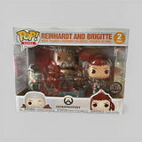 Funko POP! Overwatch Reinhardt and Brigitte Exclusive 2 Pack!