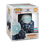 Funko POP! Overwatch Reinhardt 6” Super Sized Coldhardt Glow Exclusive Figure #400!