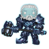 Funko POP! Overwatch Reinhardt 6” Super Sized Coldhardt Glow Exclusive Figure #400!