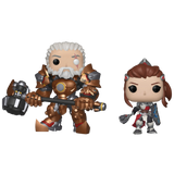 Funko POP! Overwatch Reinhardt and Brigitte Exclusive 2 Pack!