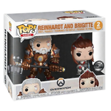 Funko POP! Overwatch Reinhardt and Brigitte Exclusive 2 Pack!