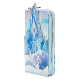 Loungefly Disney Frozen Princess Elsa Castle Zip Around Wallet