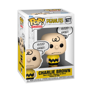 Funko POP! Peanuts Charlie Brown Good Grief Figure #1677!