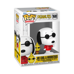 Funko POP! Peanuts Joe Cool & Woodstock Figure #1680!