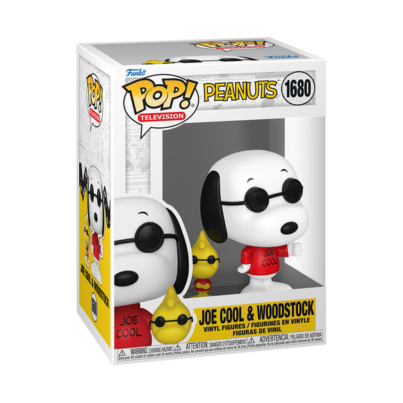 Funko POP! Peanuts Joe Cool & Woodstock Figure #1680!