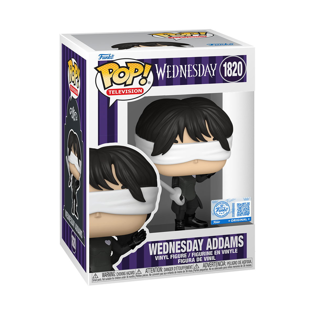 Funko POP! Addams Family Wednesday Fencing Exclusive #1820!