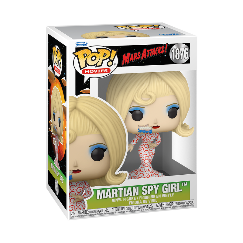 Funko POP! Horror Mars Attacks Martian Spy Girl Figure #1876!