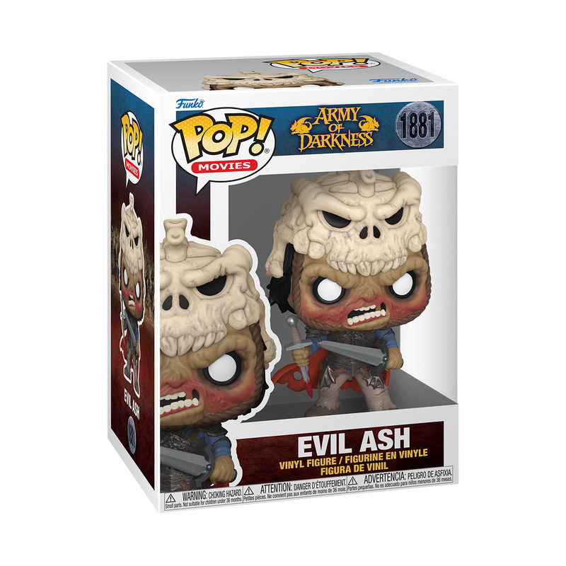 Funko POP! Horror Army of Darkness Evil Ash with Swords Figure #1881!