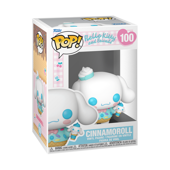 Funko POP! Sanrio Hello Kitty & Friends Cinnamoroll with Ice Cream Figure #100