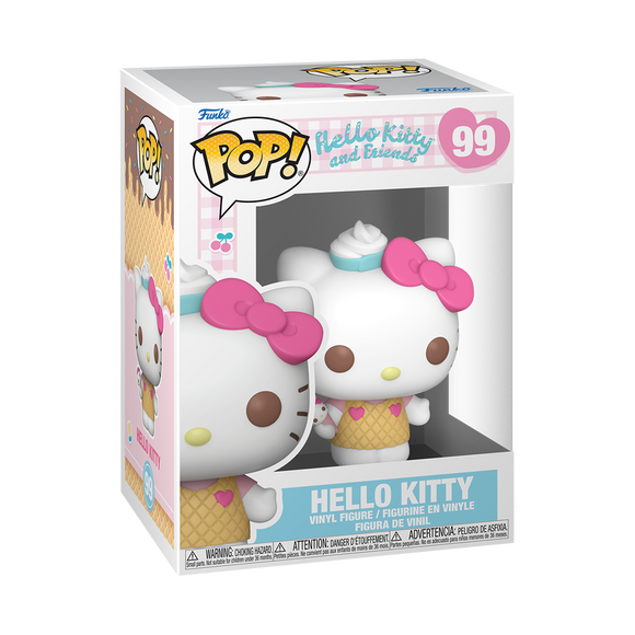 Funko POP! Sanrio Hello Kitty & Friends Hello Kitty with Ice Cream Figure #99