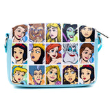 Disney Princesses and Villains Expressions Crossbody Bag