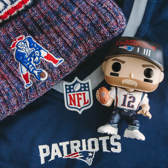 Funko POP! NFL Tom Brady New England Patriots Super Bowl LIII Figure #137!