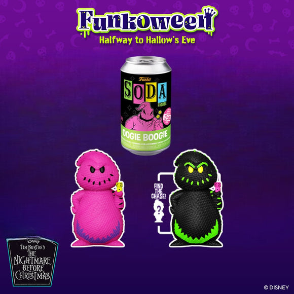 Funko Vinyl Soda Disney Nightmare Before Christmas - Blacklight Oogie Boogie LE 12,500