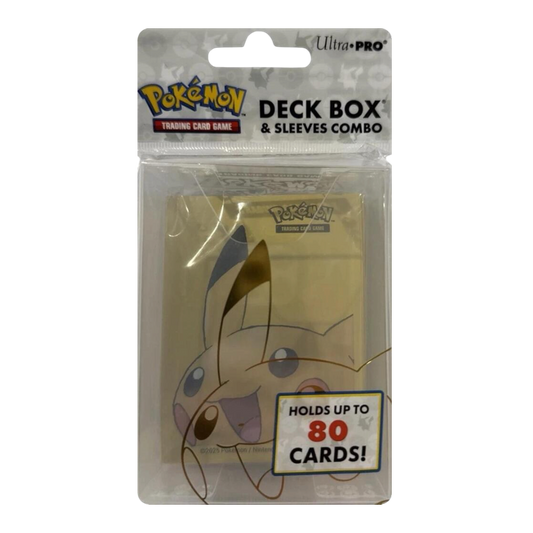 Ultra Pro Pokemon Pikachu Deck Box & Sleeves Combo