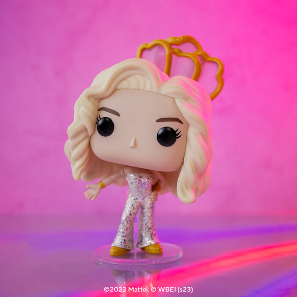 Funko POP! 2023 Barbie The Movie - Gold Disco Barbie Figure #1445!