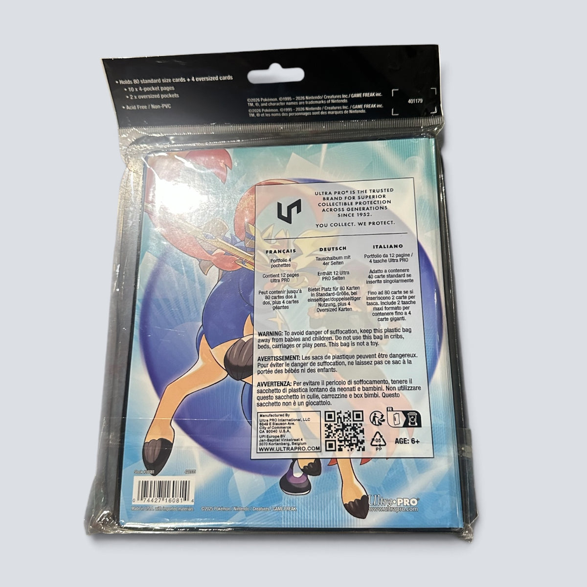 Scarlet & Violet: Journey Together 4-Pocket Portfolio Pokémon