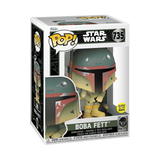 Funko POP! Star Wars Boba Fett with Rifle Glow Figure #735!