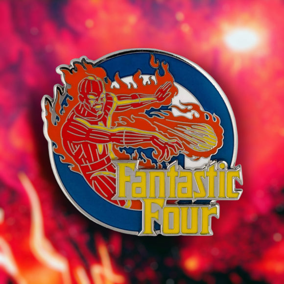 Marvel Fantastic Four - The Human Torch LE 90’s Style Pin