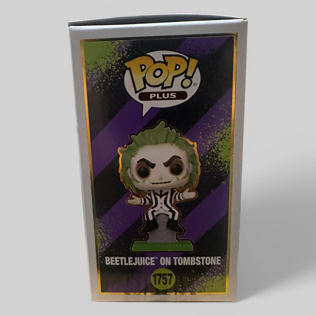 Funko POP! Plus Horror Beetlejuice on Tombstone Figure #1757!