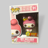Funko POP! Sanrio Hello Kitty & Friends My Melody with Ice Cream Glow Exclusive #91