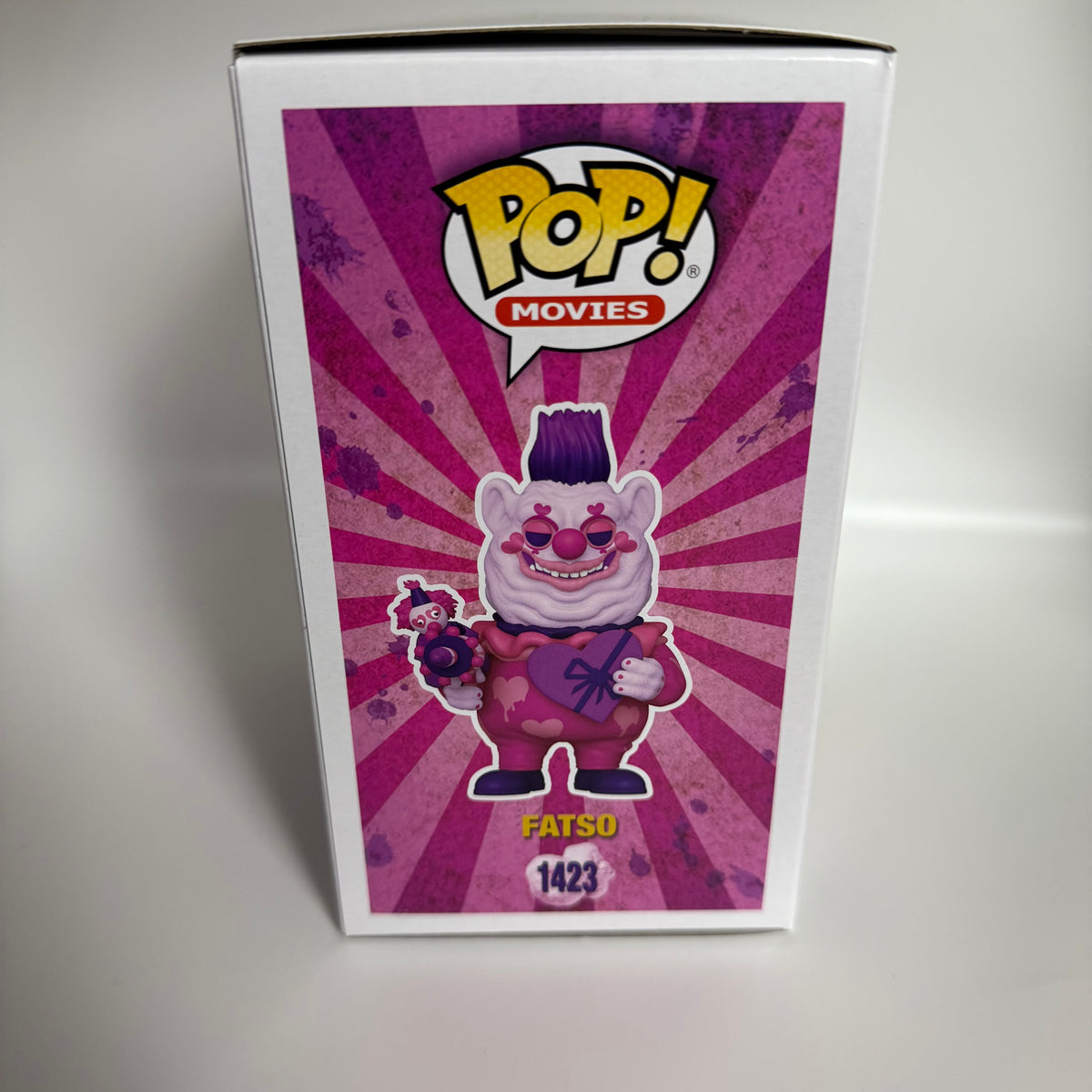 Funko POP! Horror Killer Klowns From Outer Space Fatso With Heart Box Exclusive Figure #1423!