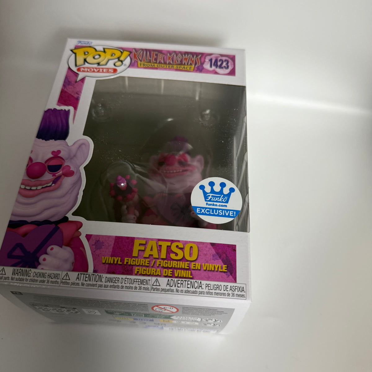 Funko POP! Horror Killer Klowns From Outer Space Fatso With Heart Box Exclusive Figure #1423!
