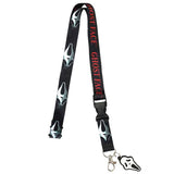 Scream Ghost Face Lanyard With Charm and Card Holder