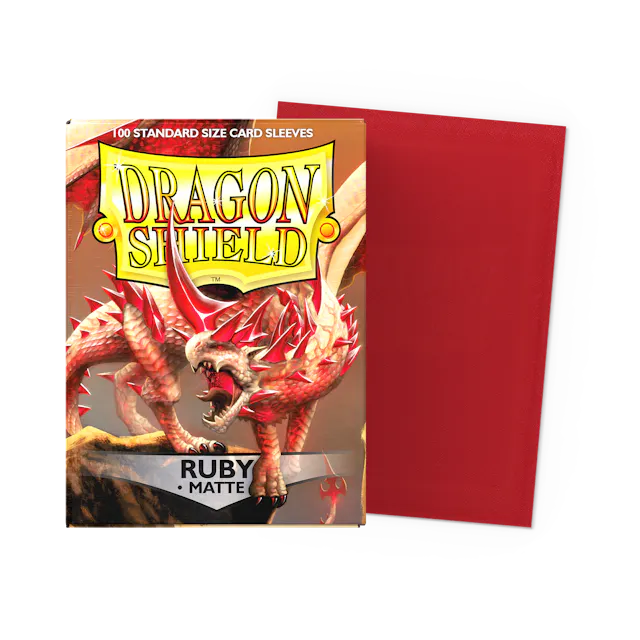 Dragon Shield - Ruby Red - Matte Sleeves