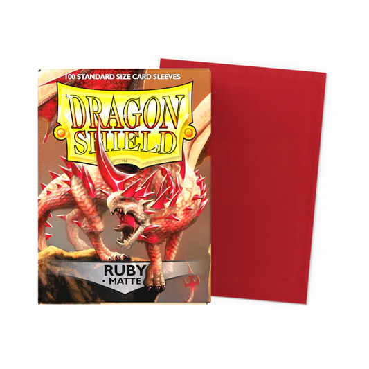 Dragon Shield - Ruby Red - Matte Sleeves