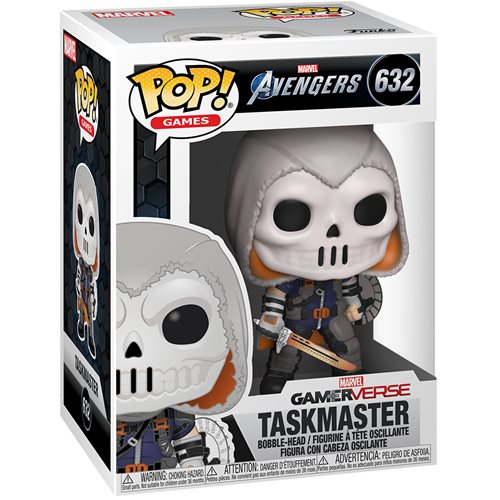 Funko POP! Marvel Avengers Game Taskmaster Villain With Sword & Shield Figure #632!