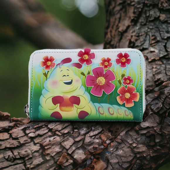 Loungefly Disney Pixar A Bugs Life Earth Day Zip Around Wallet