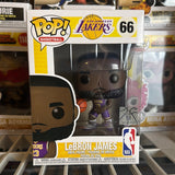 Funko POP! NBA Basketball Lebron James LA Los Angeles Lakers Purple Jersey Figure #66!