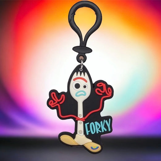 Disney Toy Story Forky Soft Touch PVC Bag Clip