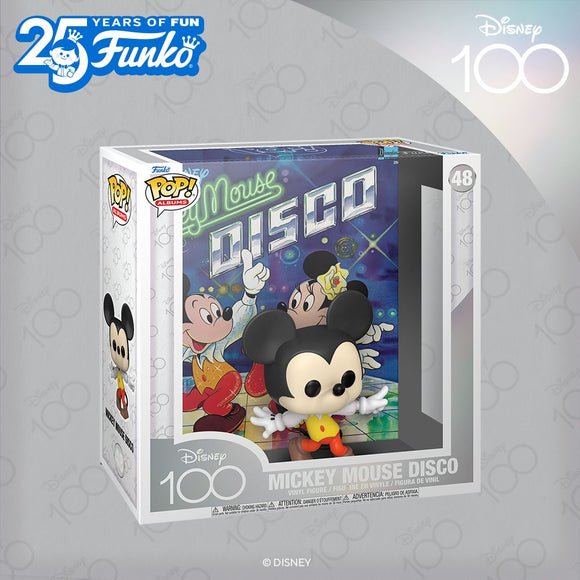 Funko Pop! Disney Albums - Mickey Mouse Disco Deluxe Figure #48!