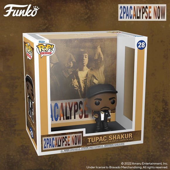 Funko Pop! Rocks Albums - Tupac Shakur - 2Pacalypse Now Rap Figure #28!