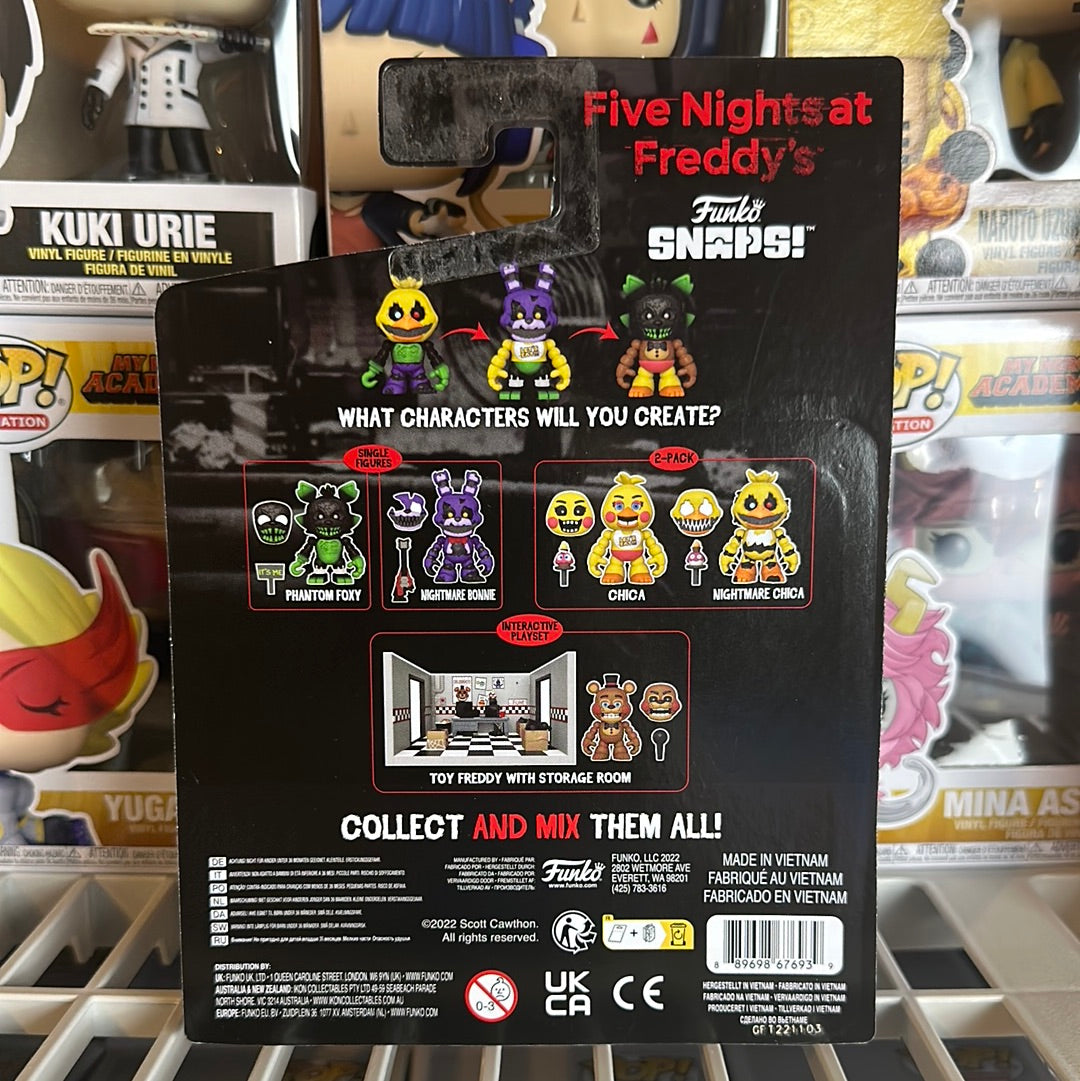 Buy SNAPS! Toy Chica and Nightmare Chica 2-Pack at Funko.