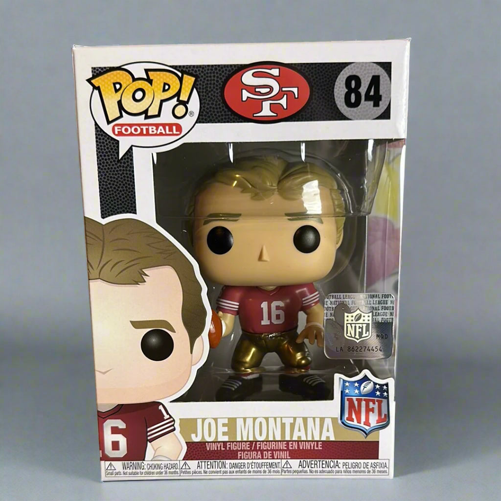 Funko POP! NFL Football Legends Joe Montana San Francisco 49ers Quarterback Figure #84!