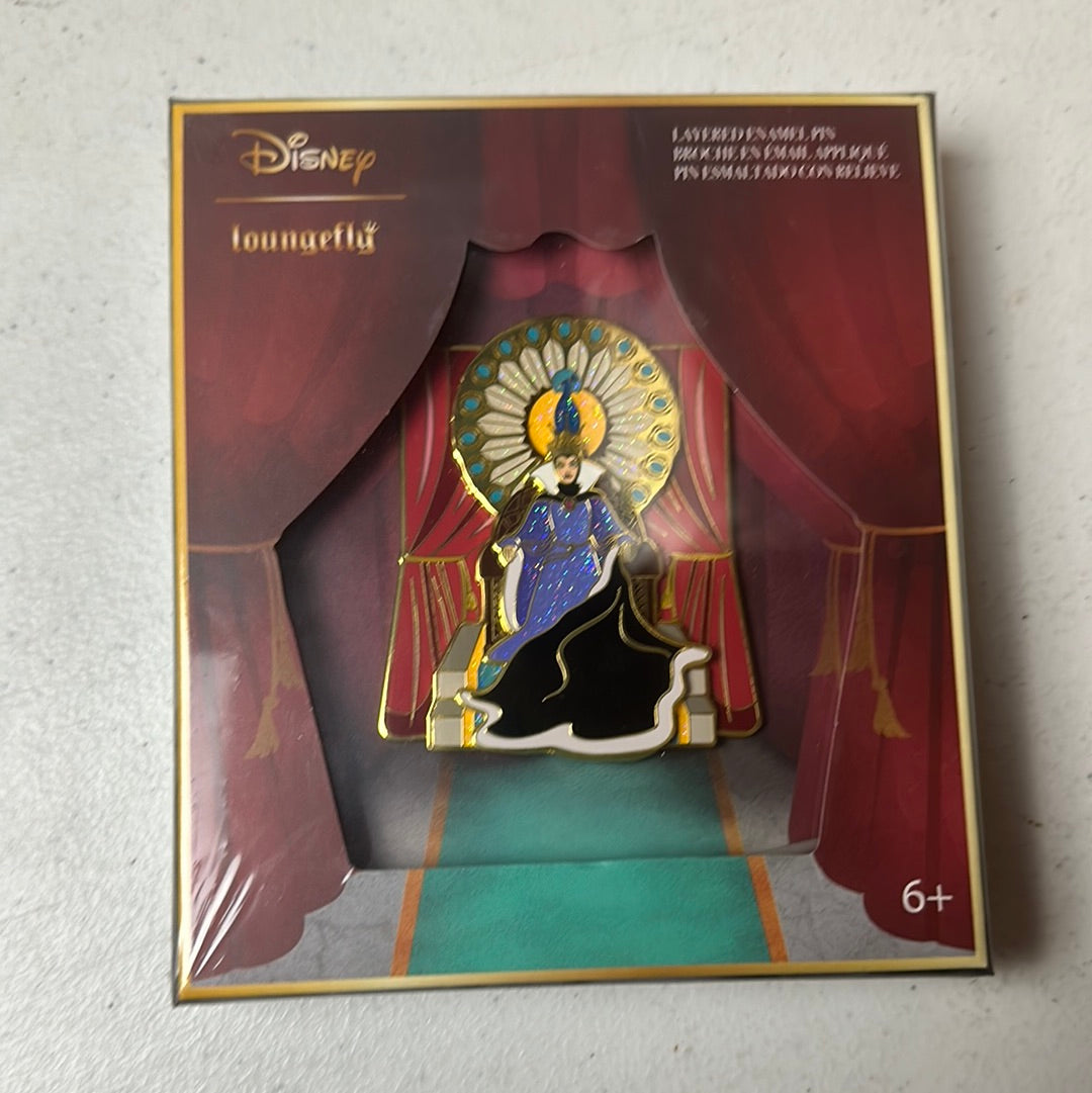 Buy Snow White Evil Queen Throne Layered Pin at Loungefly.