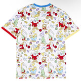 Loungefly Snow White and the Seven Dwarfs Tri-Color Ringer Tee